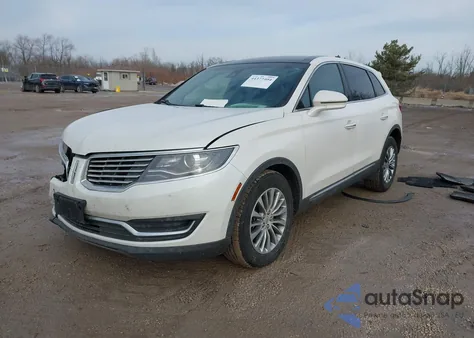 2018 Lincoln Mkx Select z USA, uszkodzony, nr VIN 2LMPJ8KR4JBL14546